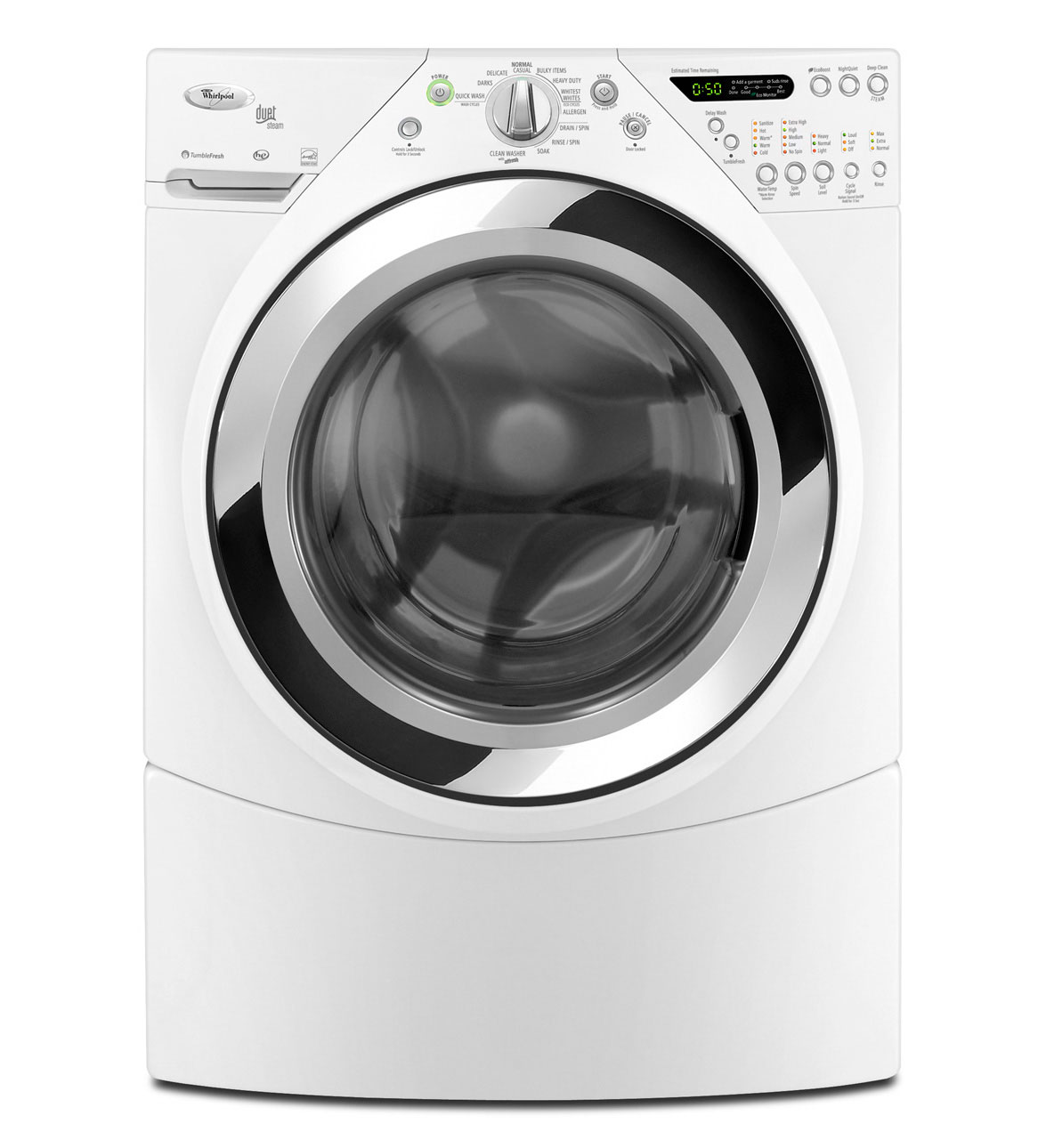 Whirlpool Duet 3.9 cu ft High-Efficiency Front-Load Washer (White) ENERGY STAR