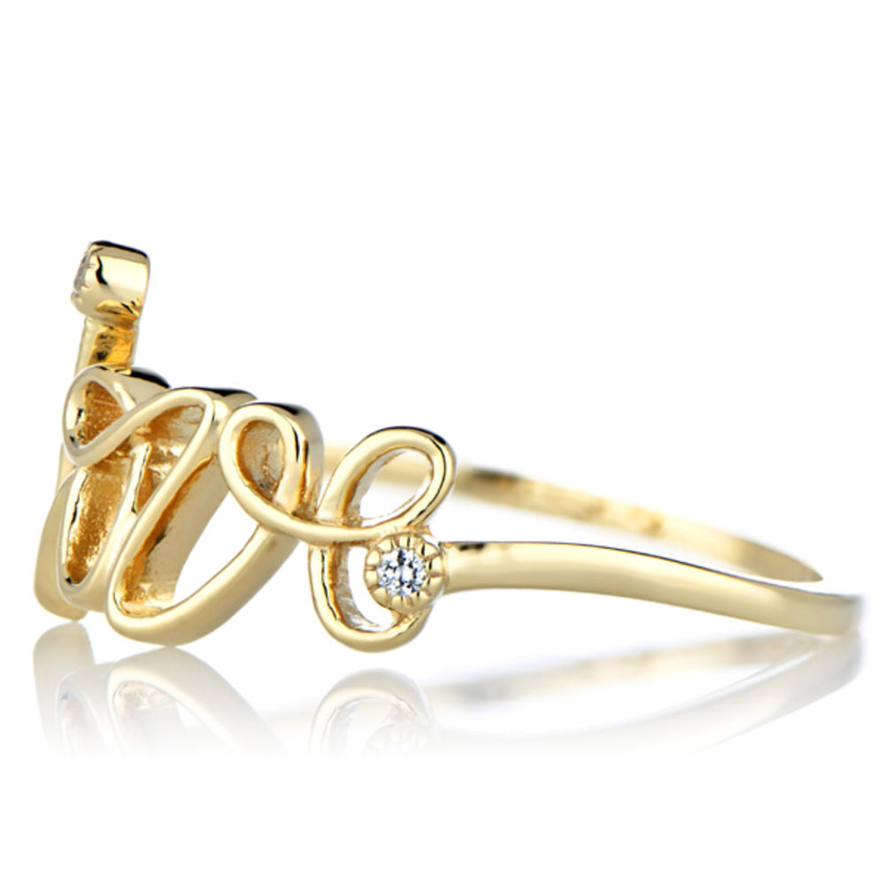 Joelle's Gold Love Ring