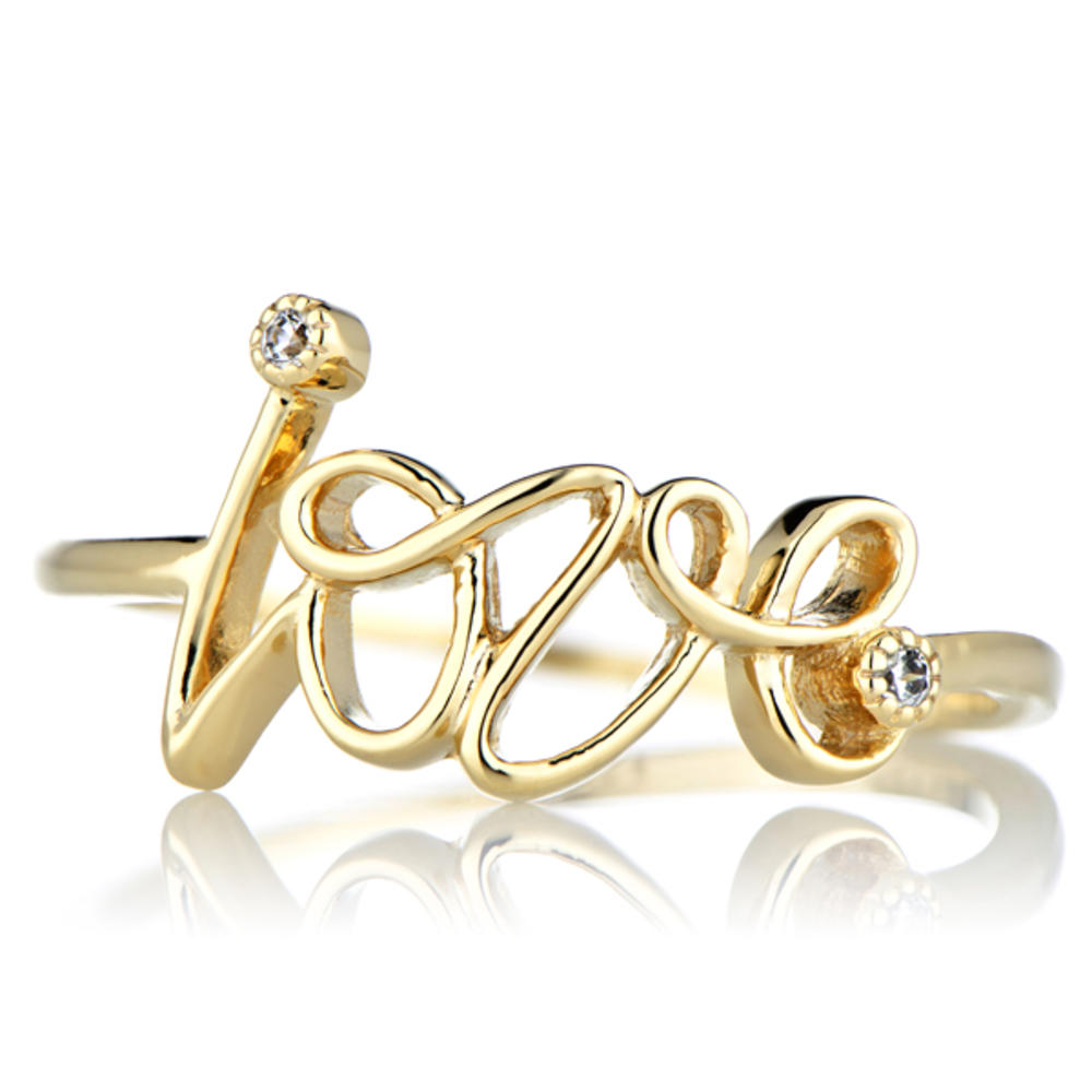 Joelle's Gold Love Ring