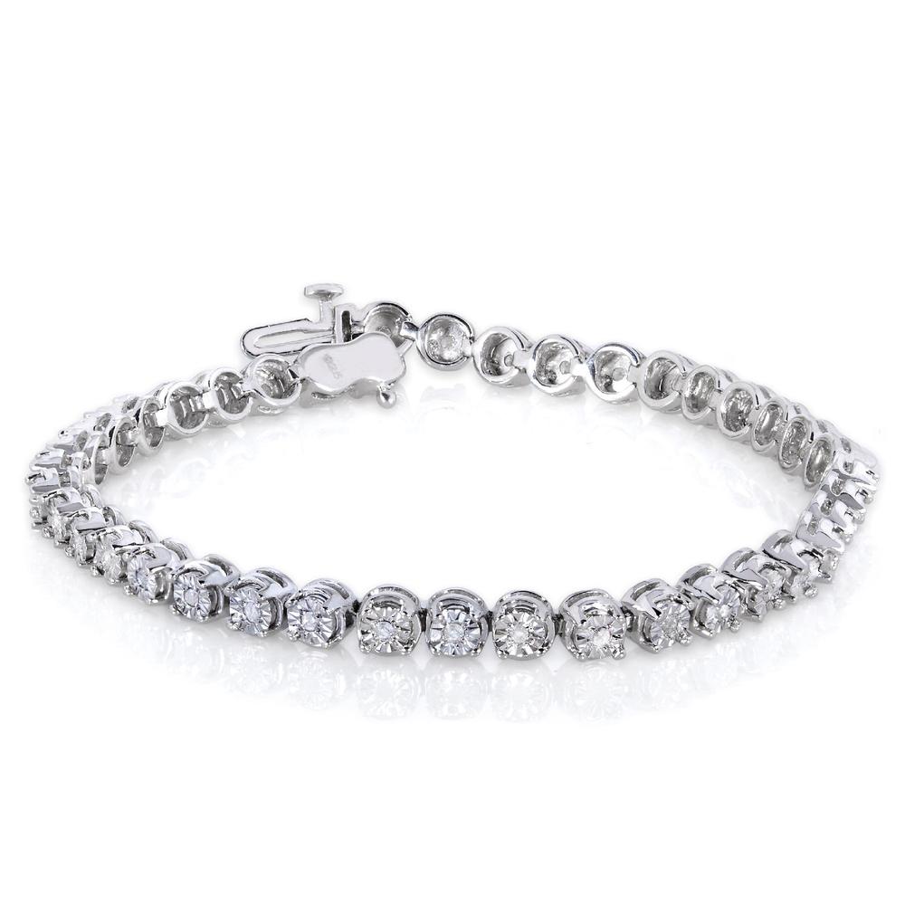 Diamond Bracelets for April Brithstone