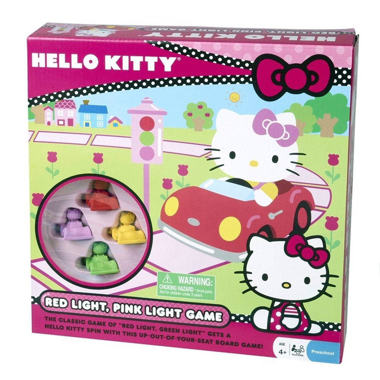 Pressman Toy Hello Kitty Red Light, Pink Light Game