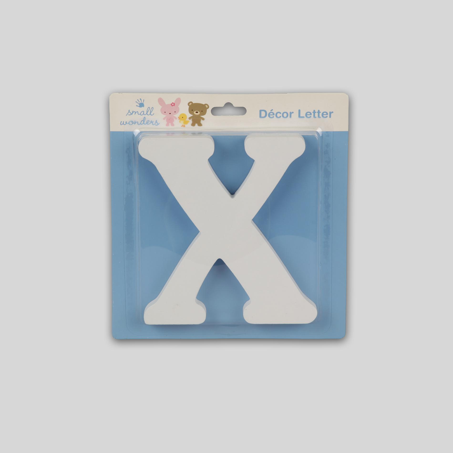 Small Wonders Wooden Letter Wall Decor - Letter X - Baby ...