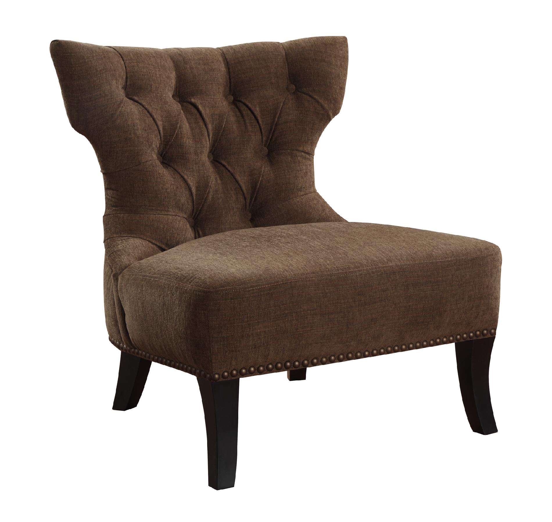 Monarch Specialties ACCENT CHAIR - BROWN SWIRL FABRIC ...