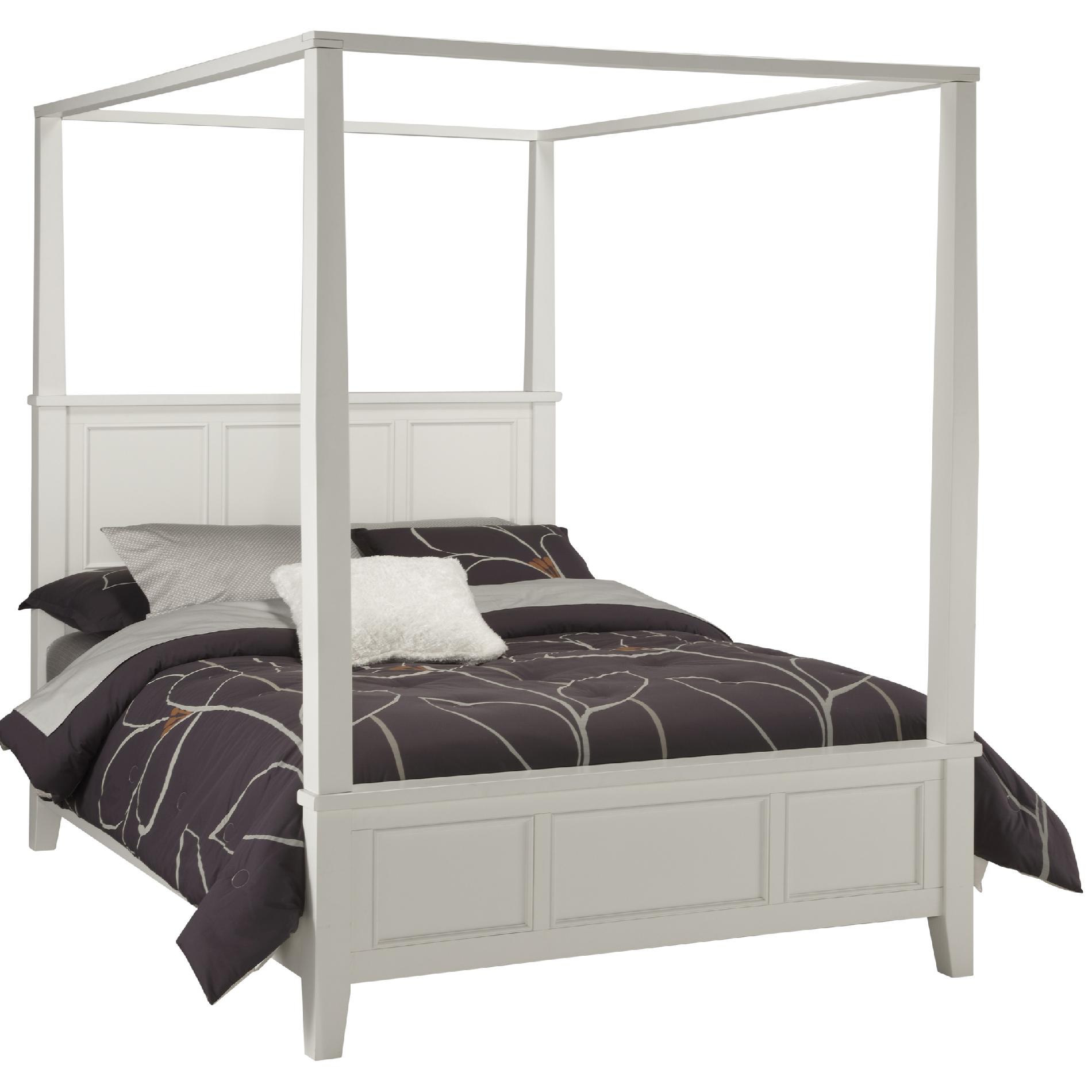 Home Styles Bedford Black King Canopy Bed - Home - Furniture - Bedroom ...