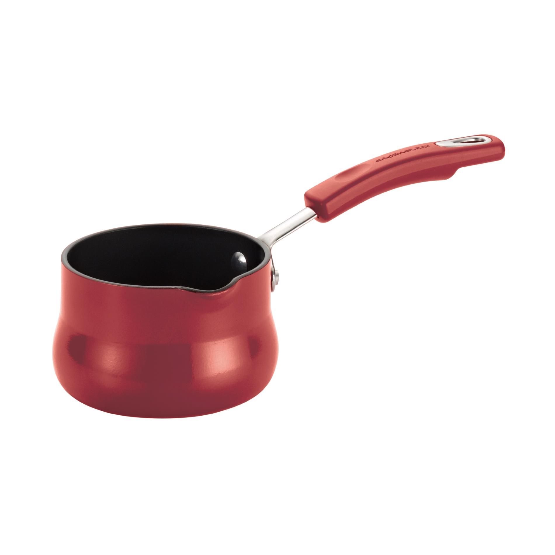Rachael Ray Hard Enamel Nonstick .075-Quart Butter Warmer  Red