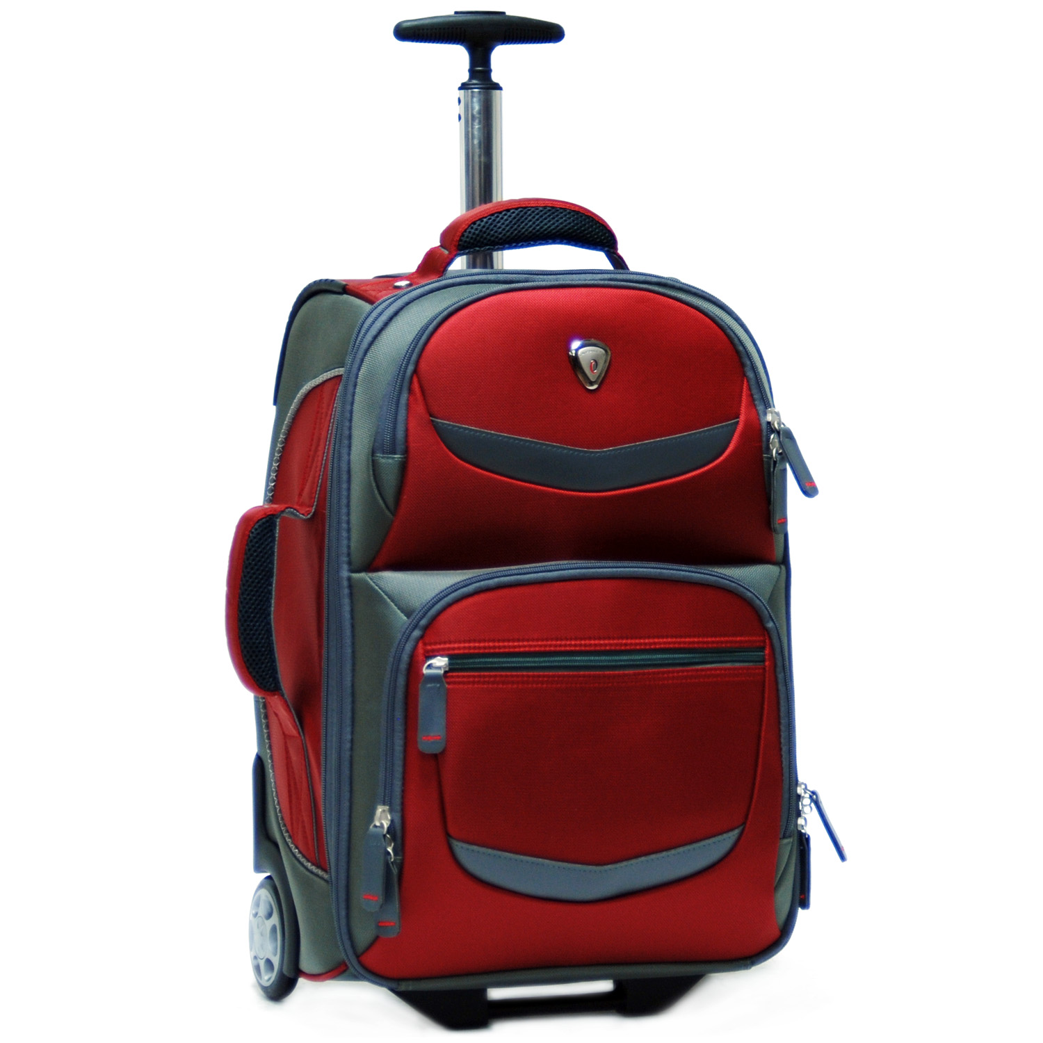 19" Deluxe Laptop Rolling Backpack (Discover)