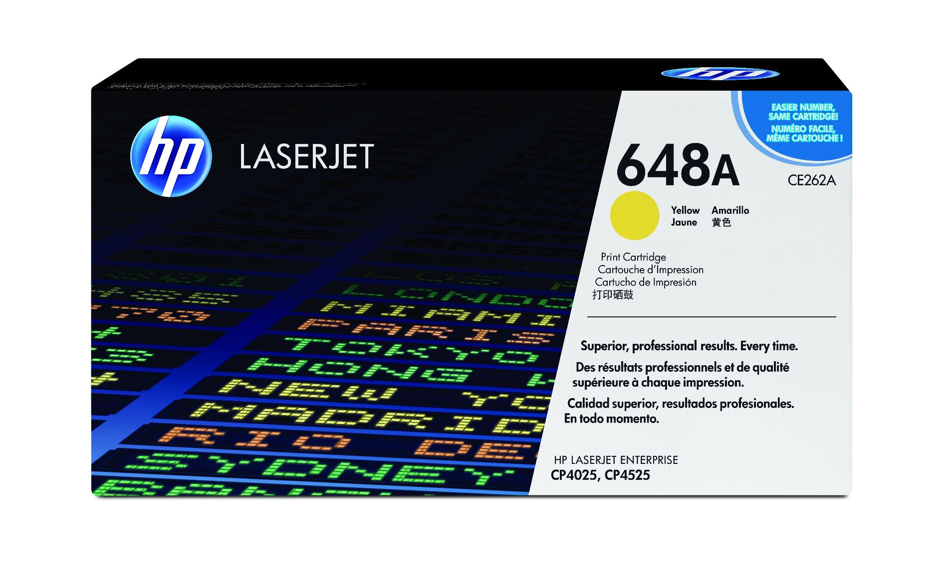 HP 648A Yellow Laser Toner Cartridge