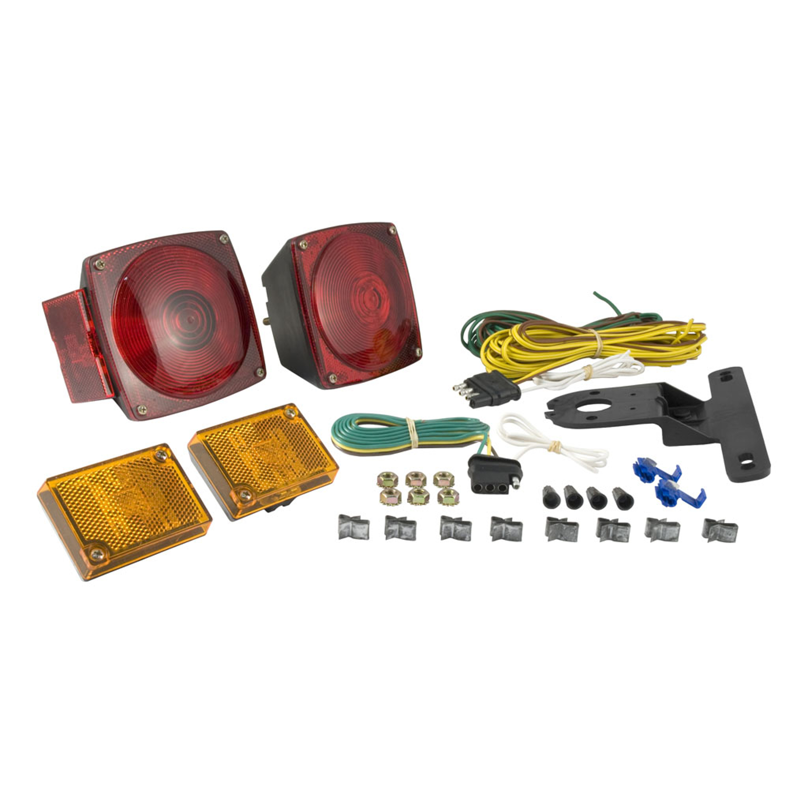 Trailer Light Kit; Incl. 20 ft. Wiring Harness; Metallic Base; Installation Instructions;