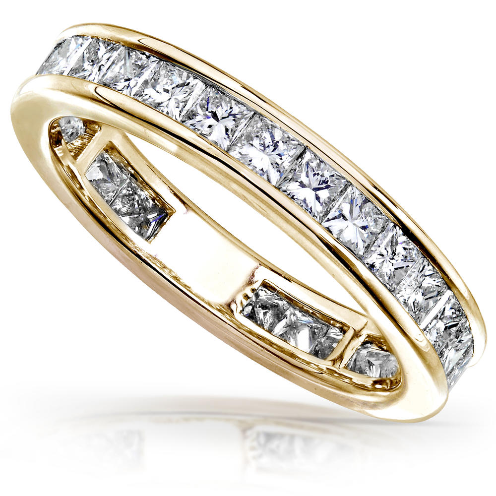 Diamond Eternity Wedding Band 2 carat (ct.tw) in 14K Yellow Gold