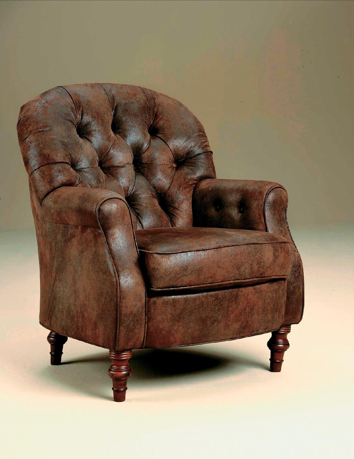 UPC Best Home Furnishings Tobacco Brown Fabric Club