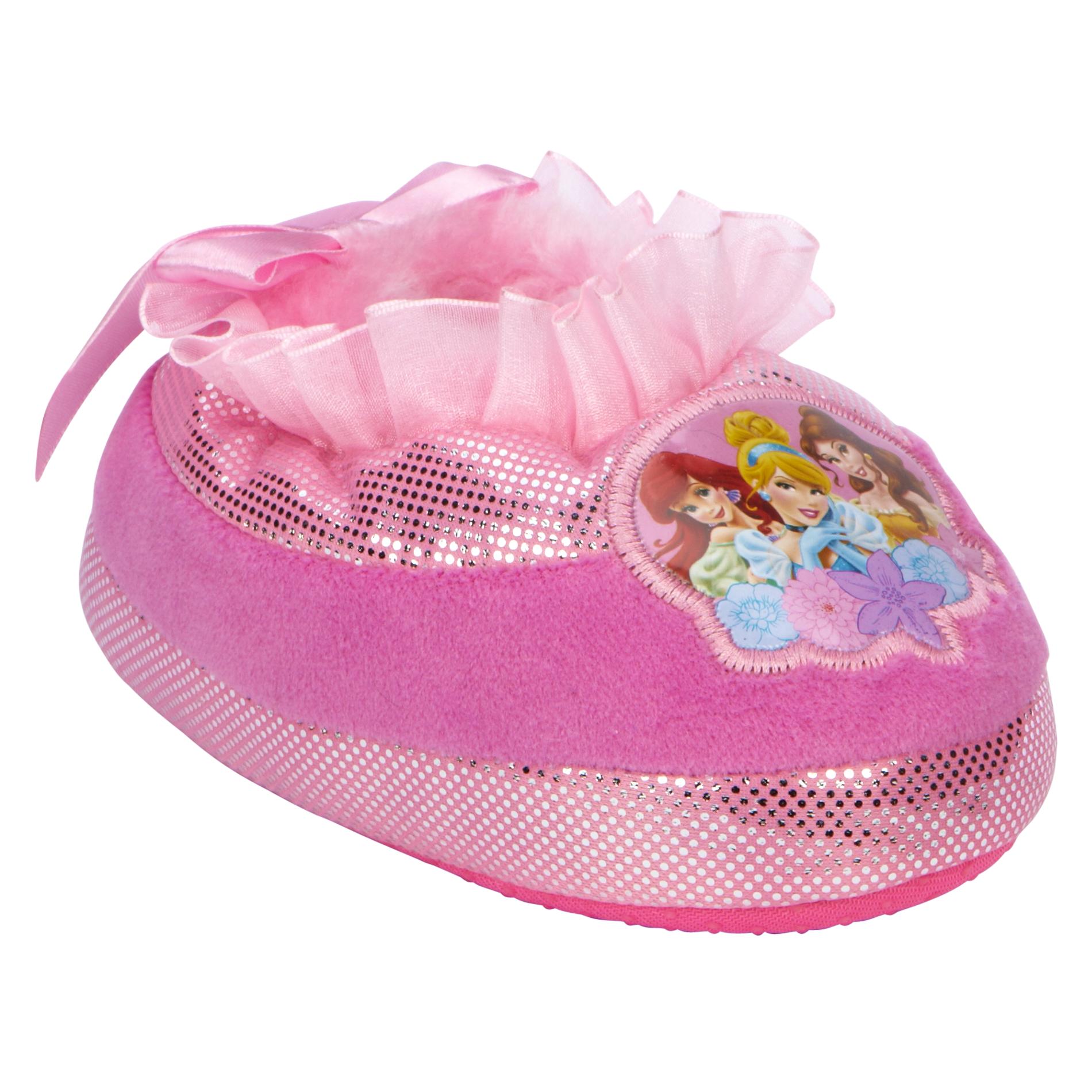 Disney Toddler Girl's Bootie Slipper Princess Pink Clothing, Shoes