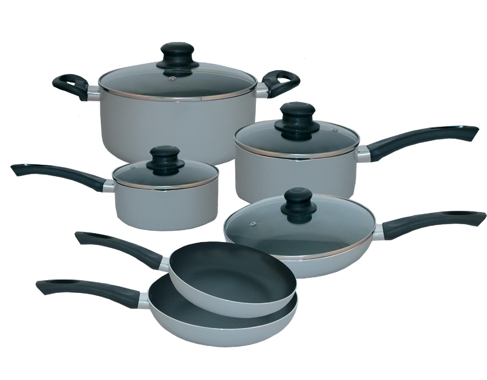 Art & Cuisine Evolution non stick 10pcs set Grey