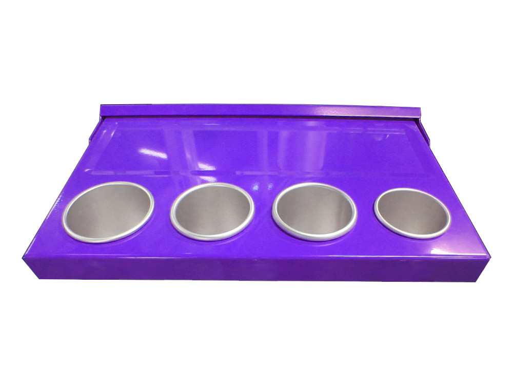 Viper Tool Storage Salon Cart Power Shelf  Purple