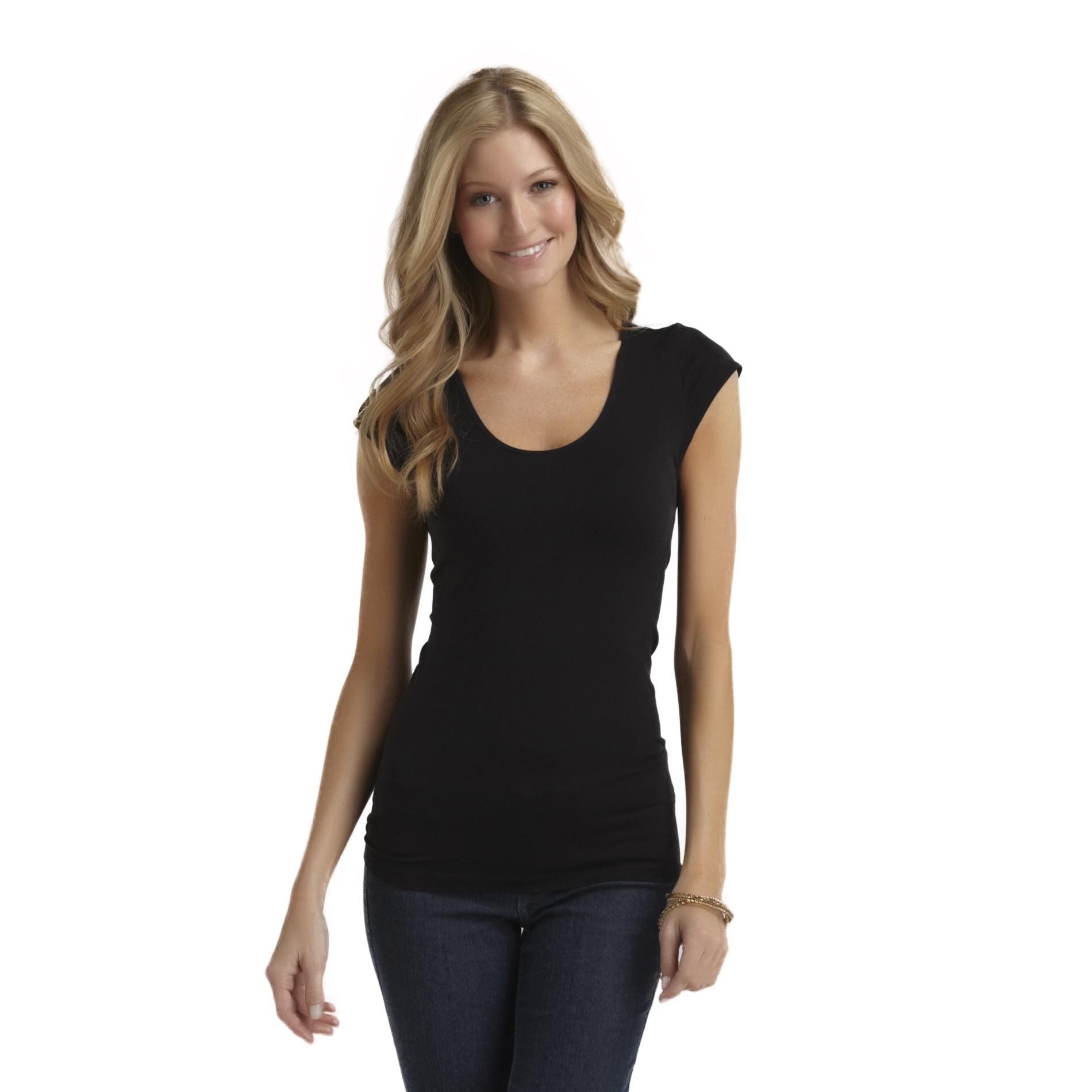 Basic Editions Women's Modern Fit TShirt Clothing, Shoes & Jewelry