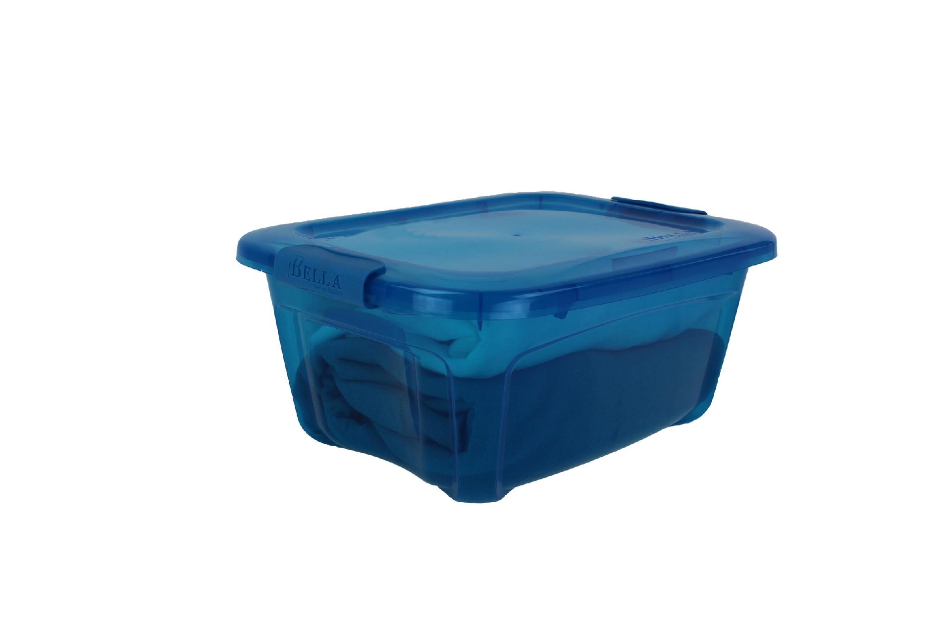 Hefty White and Clear 66Quart Storage Bin Home Storage