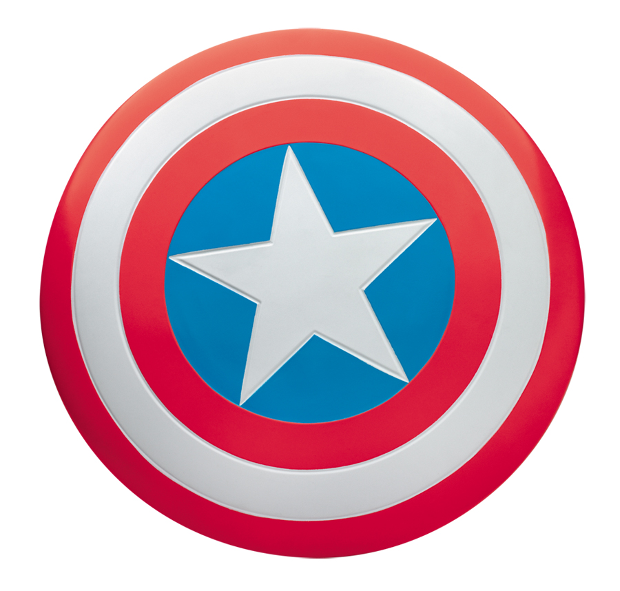Adult Deluxe Metal Captain America Shield Costume Accessory