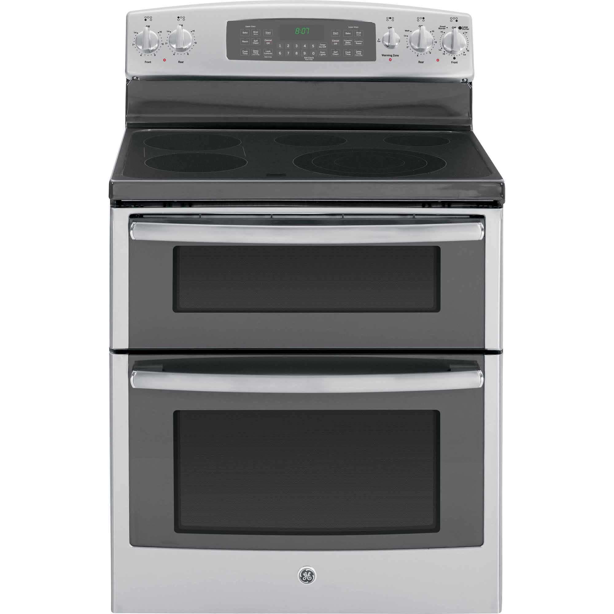 Ge 6.6 Cu. Ft. Electric Range W/ Convection Oven Stainless Steel Tekpad