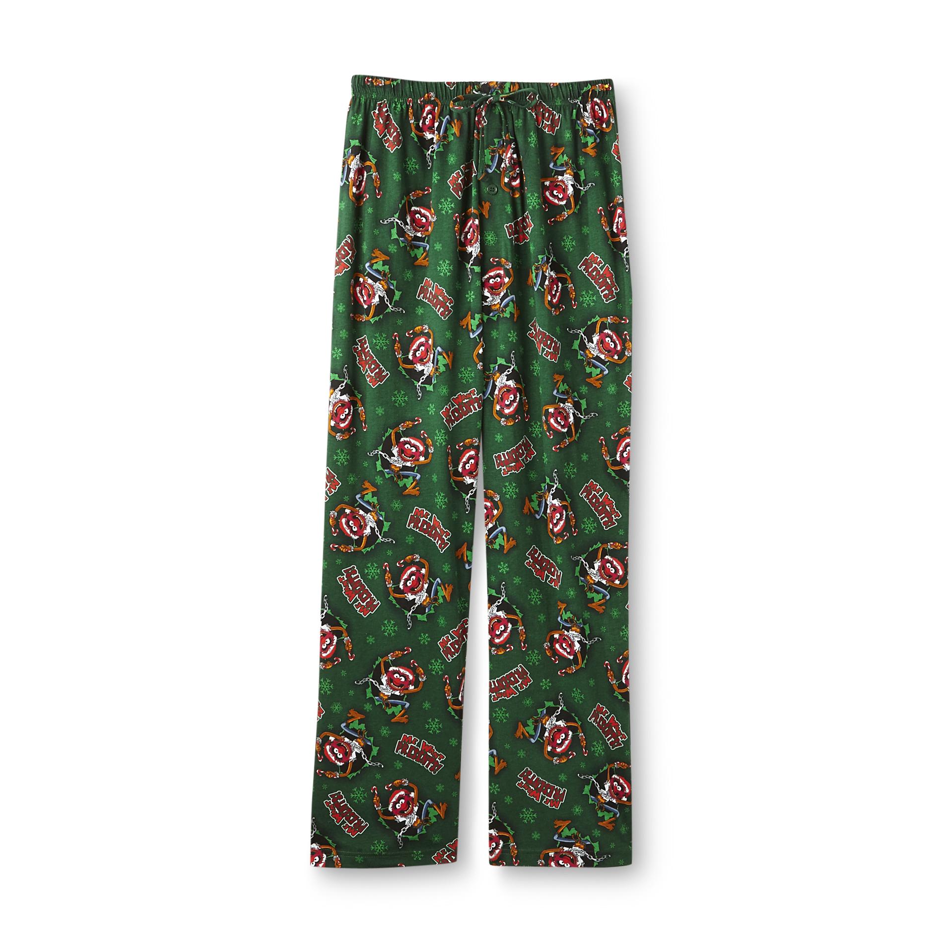 Disney Muppets Men's Christmas Pajama Pants Animal