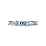 ... Cut 10K White Gold Diamond 3-Stone Engagement Ring at Sears