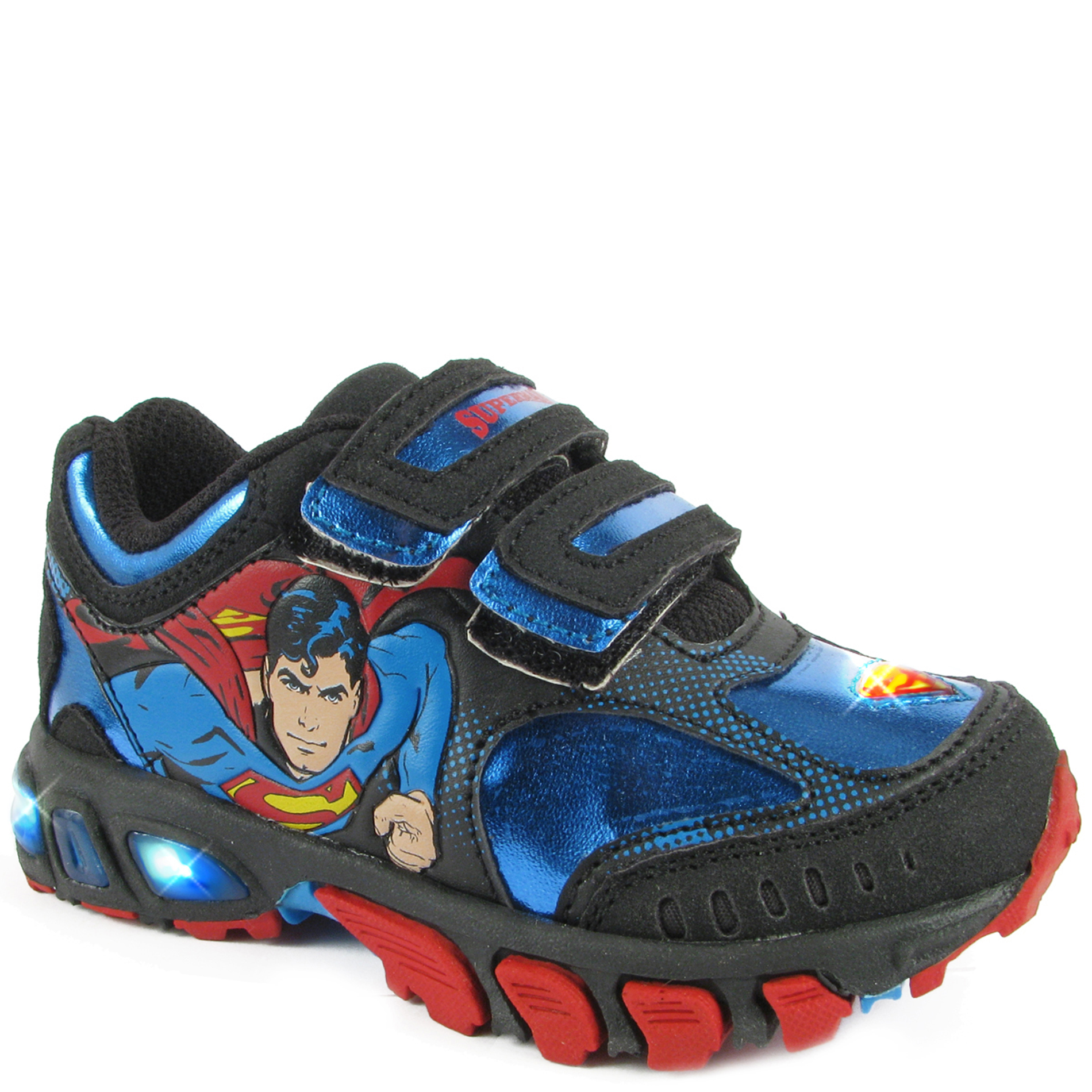 Disney Toddler Boy's Sneaker Superman - Black/Blue/Red