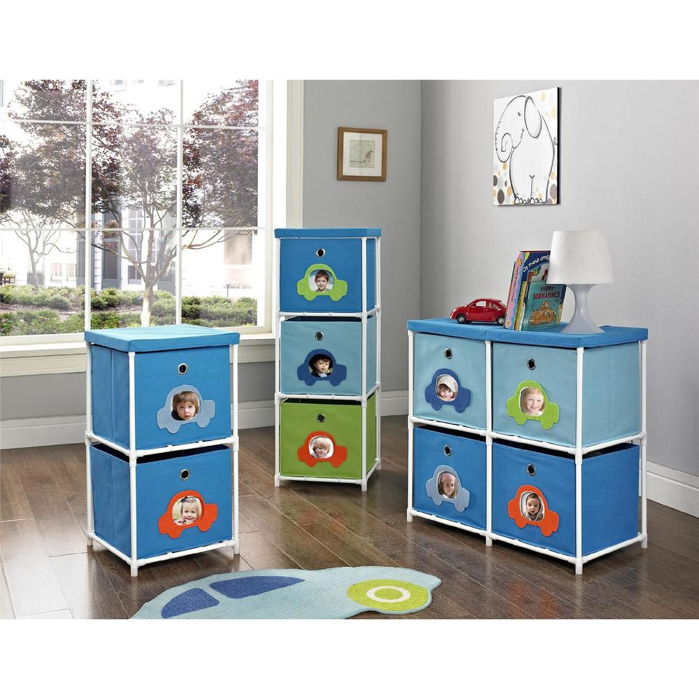 Kids&#8217; 2-Bin Storage Unit  Multiple Colors
