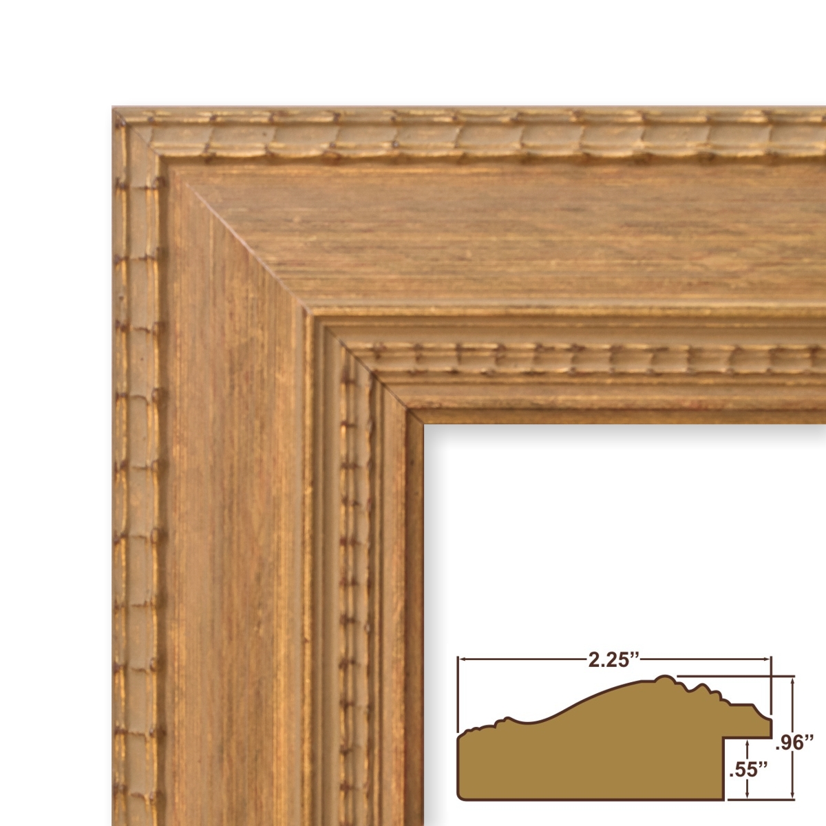 Craig Frames 9534 8 By 12-Inch Picture Frame, Antique Ornate Finish, 1