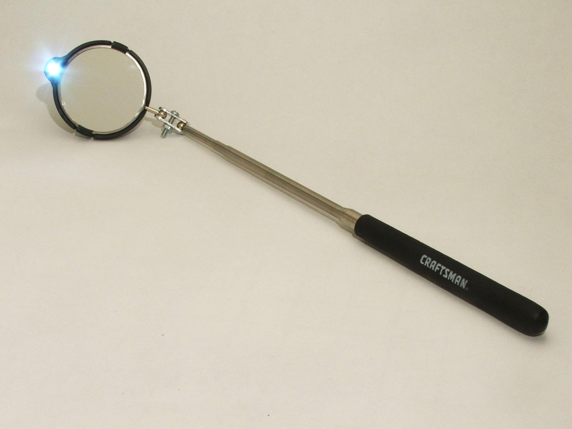 Craftsman Lighted Inspection Mirror Free Shipping New eBay