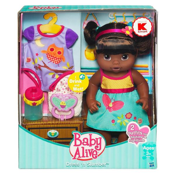 Baby Alive: Get This Lifelike Dress-n-Slumber Doll only at ...