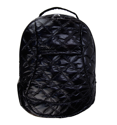Trend Lab Diaper Bag - Black Quilted Voyager Backpack - Baby 