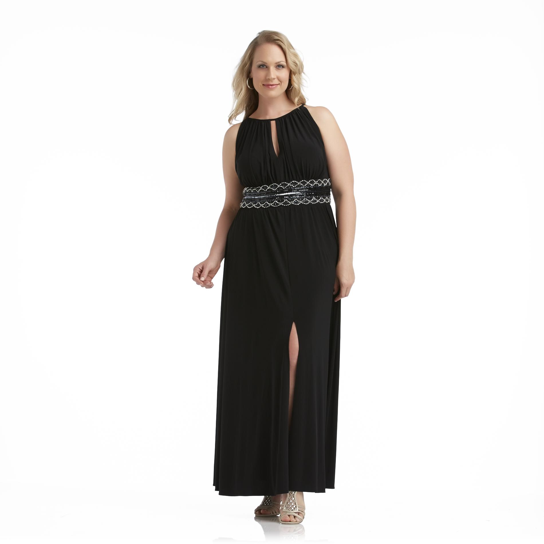 Kathy Roberts Women's Plus Formal Long Dress - Beading at Sears
