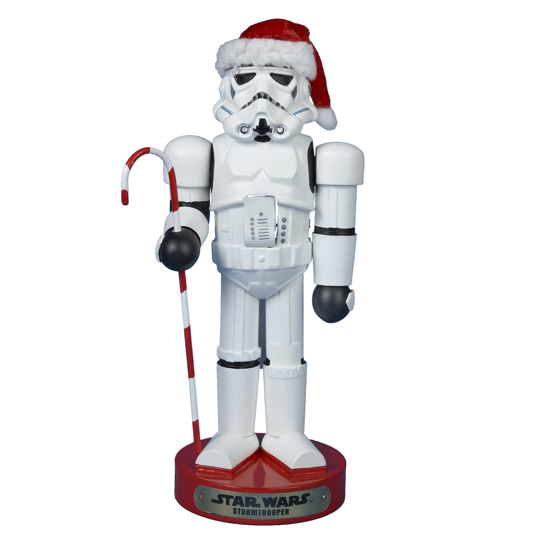 11" Storm Trooper with Candy Cane Nutcracker