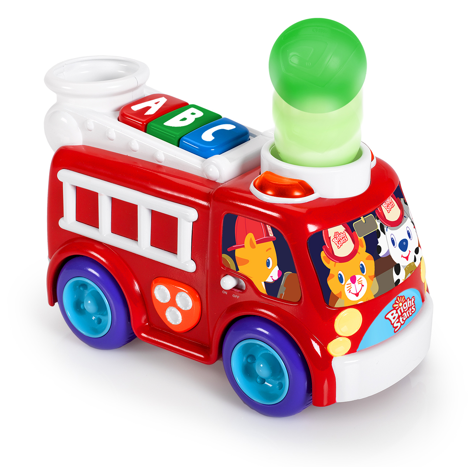UPC 074451091757 product image for Bright Starts Having a Ball Roll & Pop Fire Truck - KIDS II, INC. | upcitemdb.com