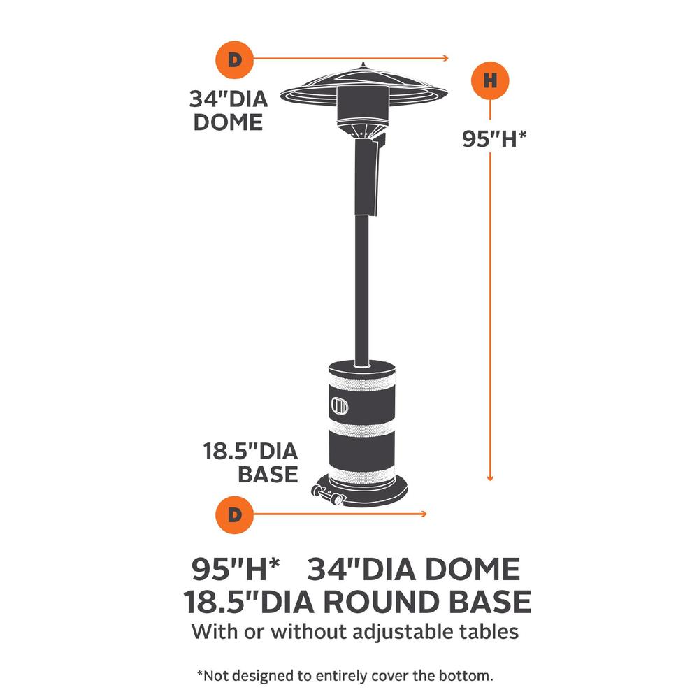 Classic Accessories Stand Up Patio Heater Cover
