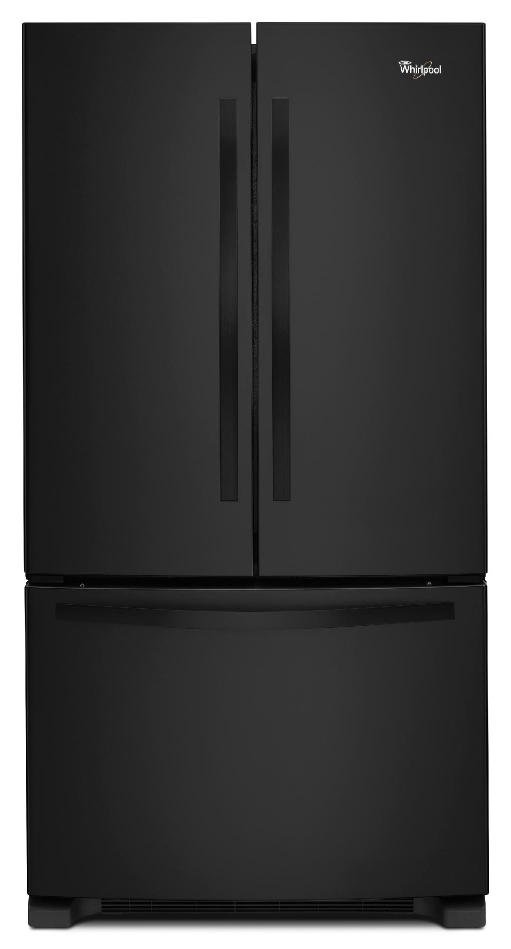 UPC 883049288970 product image for Whirlpool 25 cu. ft. French Door Refrigerator Black - 883049 | upcitemdb.com