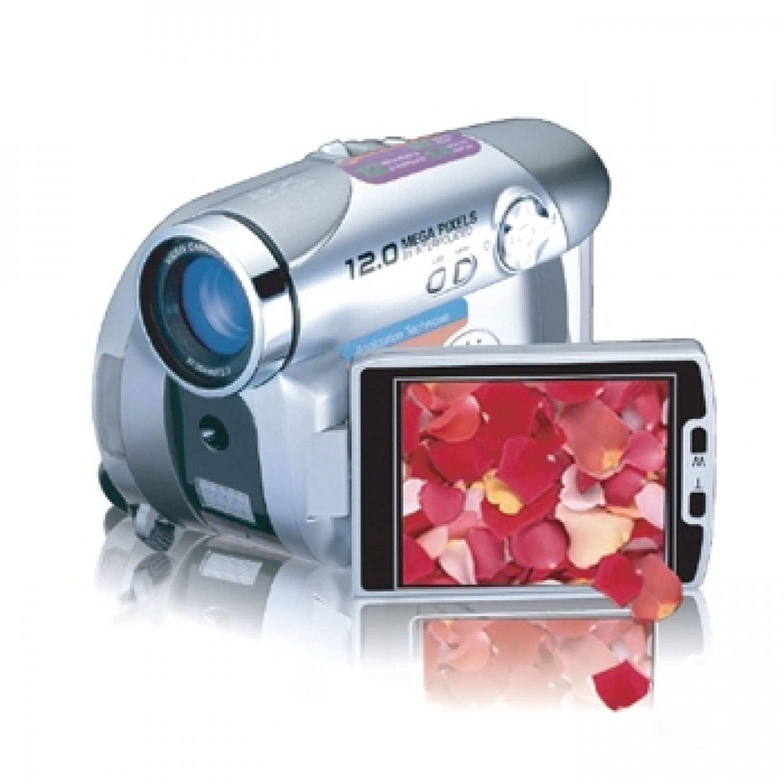 Mitsuba USA 12MP 8x Digital Zoom Camera/Camcorder (SIlver)