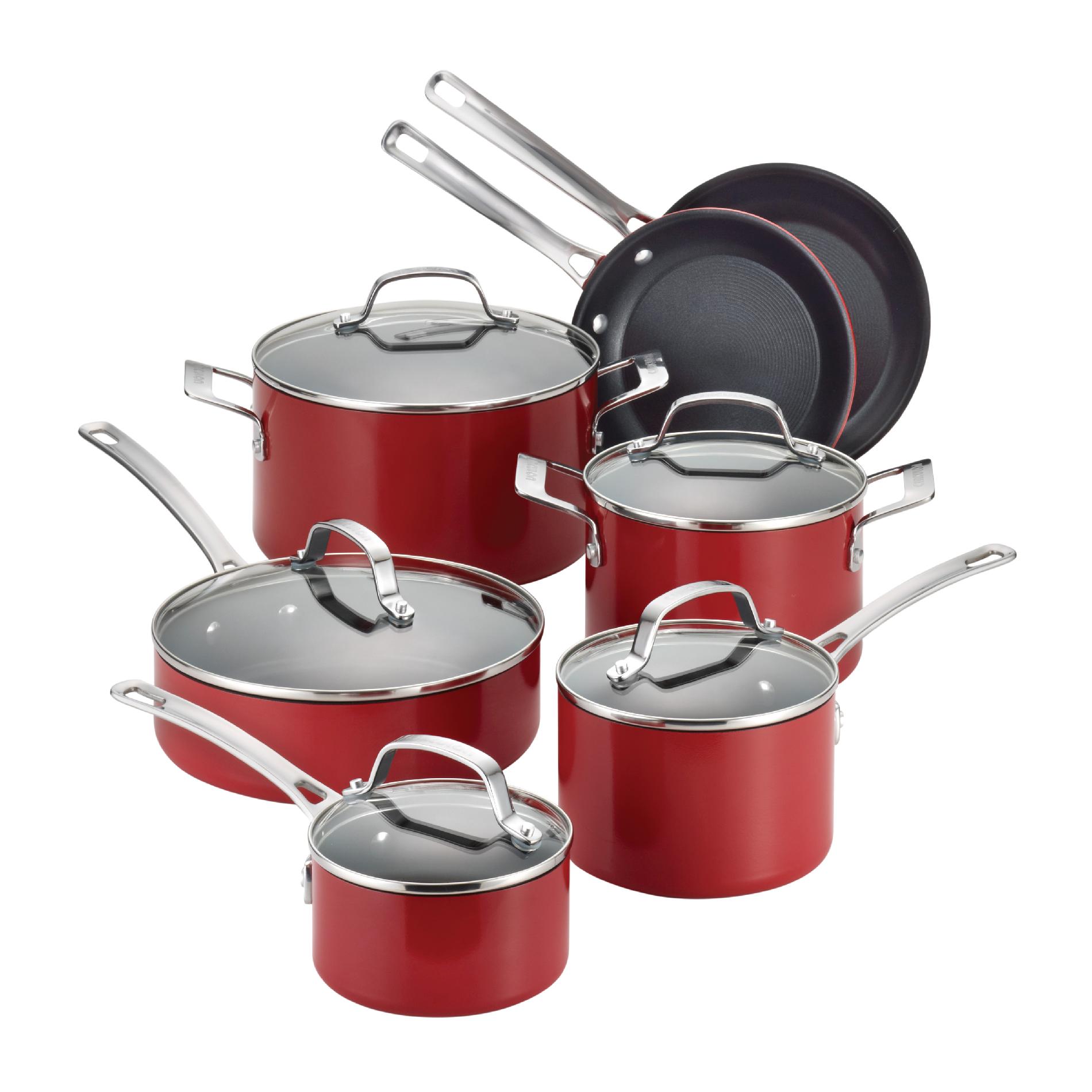 Circulon 12-Piece Cookware Set  Red
