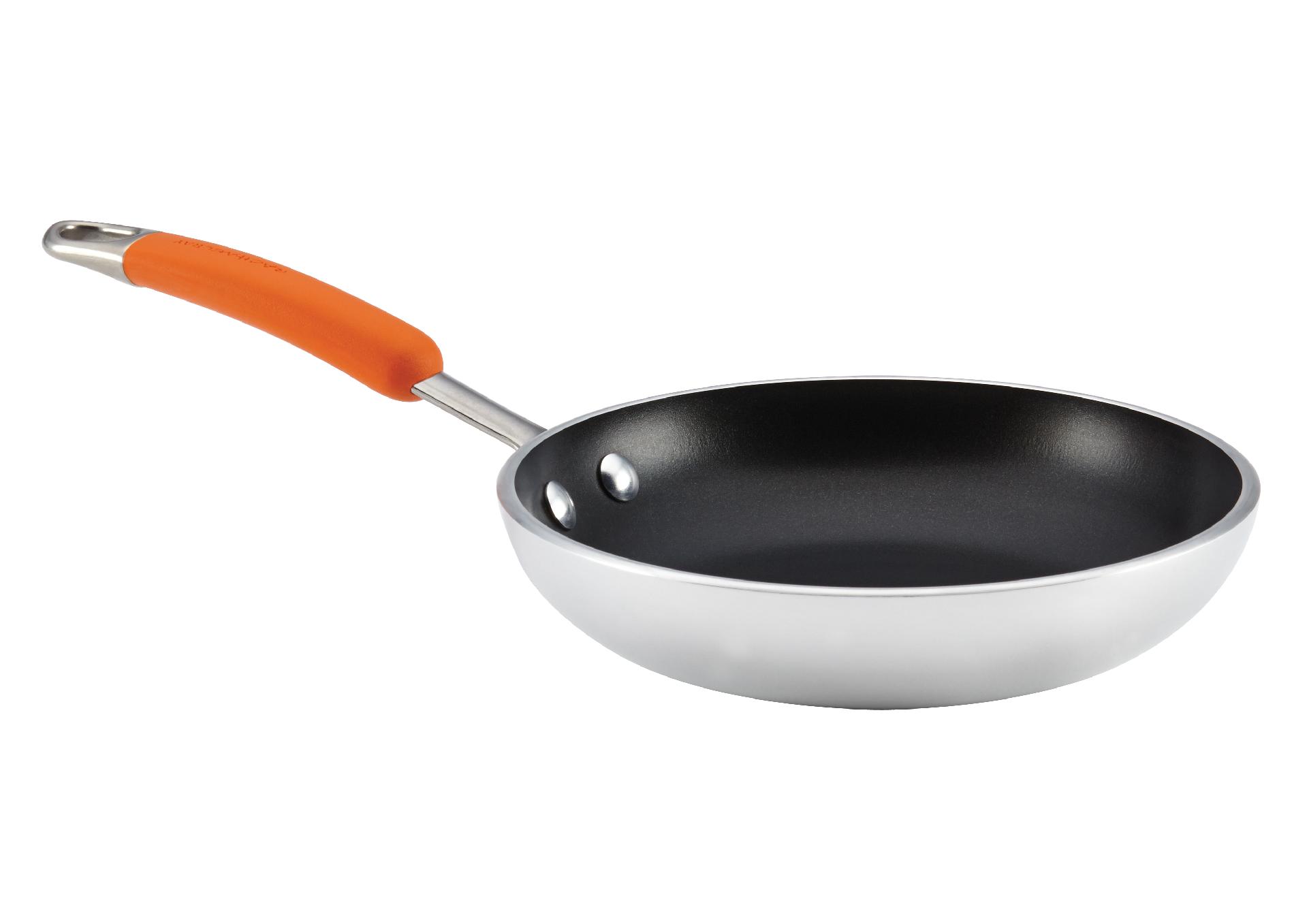 Rachael Ray 8.25-Inch Open Skillet  Orange Handle