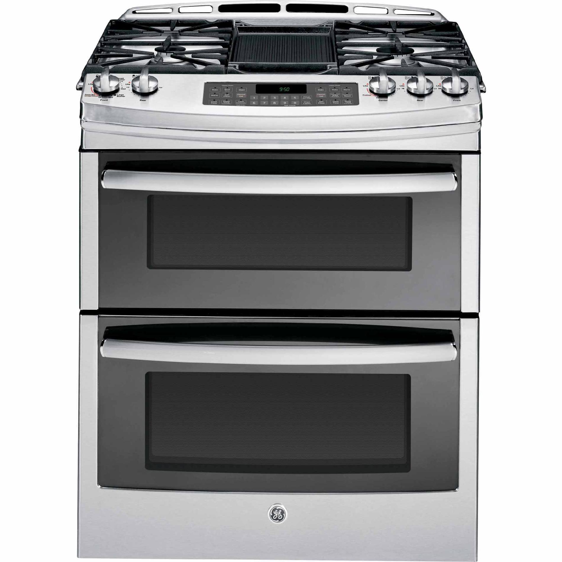 GE Profile 30 Profile Series Slide-In Gas Range w/ Convection - Stainless Steel