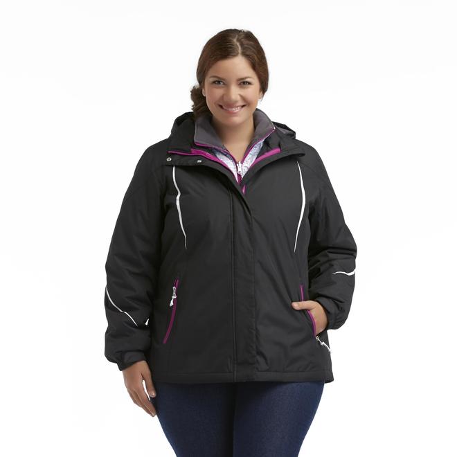 Athletech Women's Plus 3in1 Winter Sports Coat