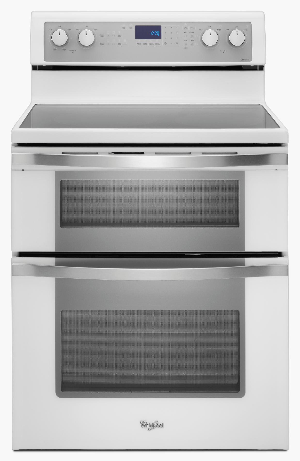 Whirlpool 30" Electric Range w/ Induction Cooktop, Double Oven