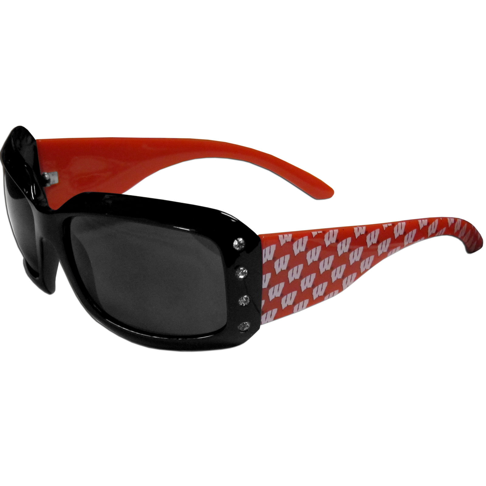 Wisconsin Designer Sunglasses with Rhinestones