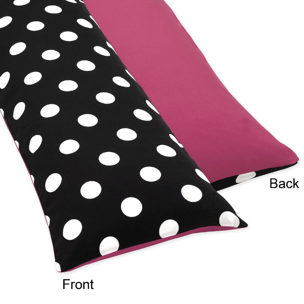 Sweet Jojo Designs Hot Dot Collection Body Pillow Case