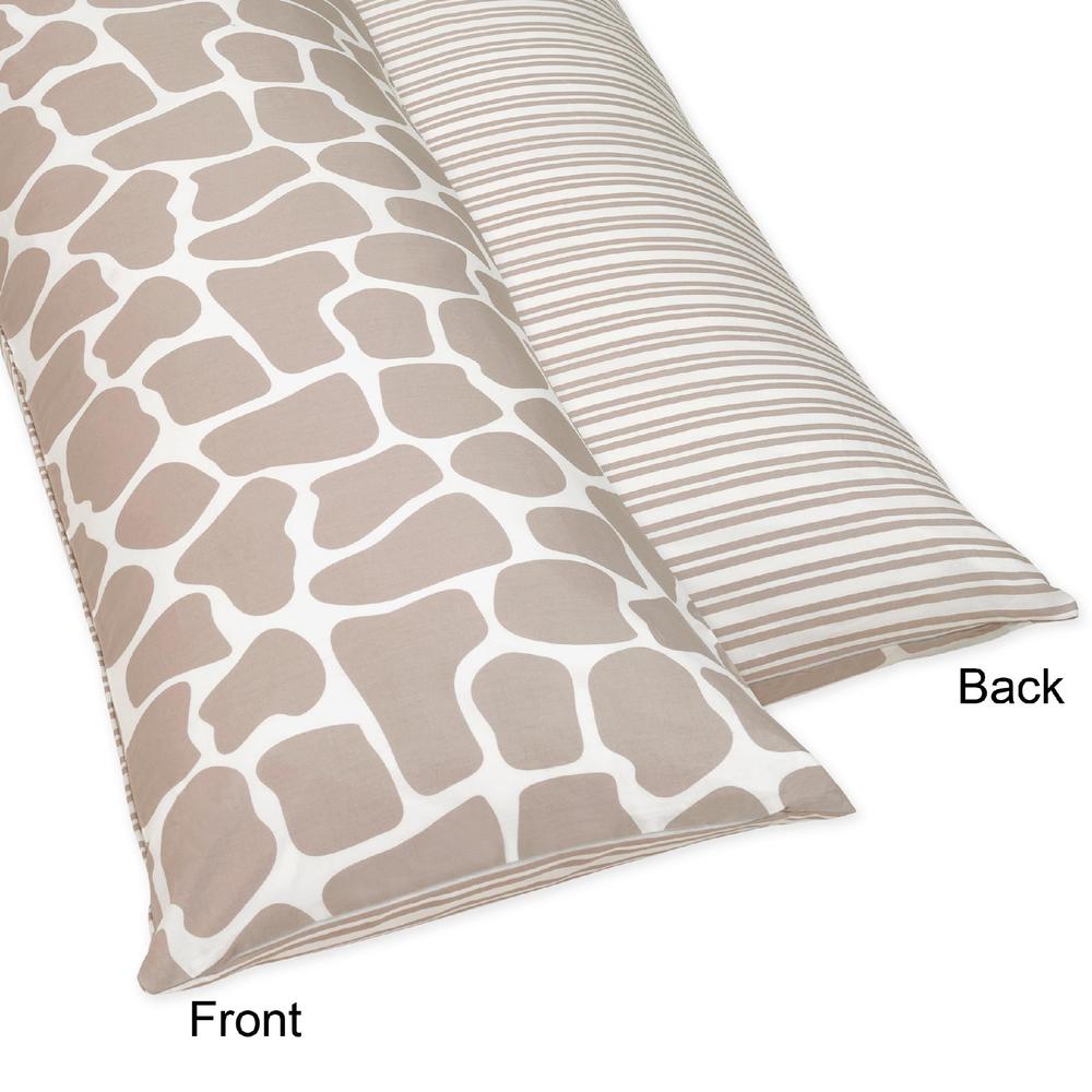 Sweet Jojo Designs Giraffe Collection Body Pillow Case