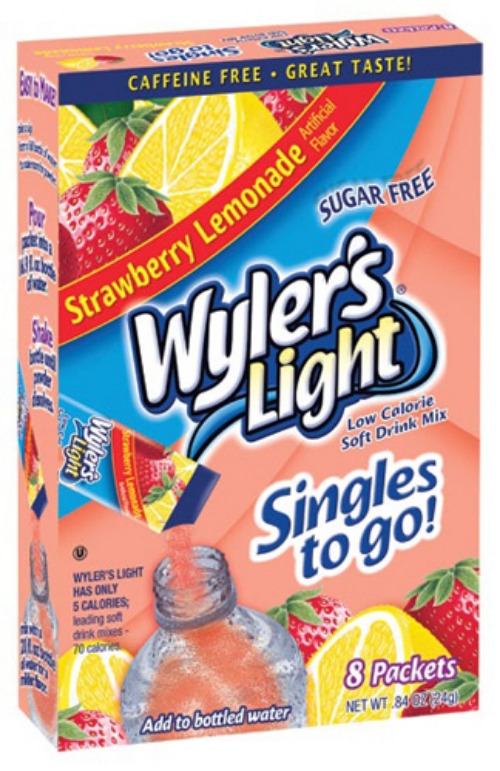 UPC 072392352265 product image for Soft Drink Mix, Strawberry Limeade, Singles to Go, (8 packets - 0.8 oz) | upcitemdb.com