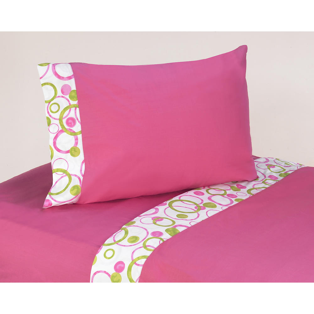 Sweet Jojo Designs Circles Pink Collection Sheet Set