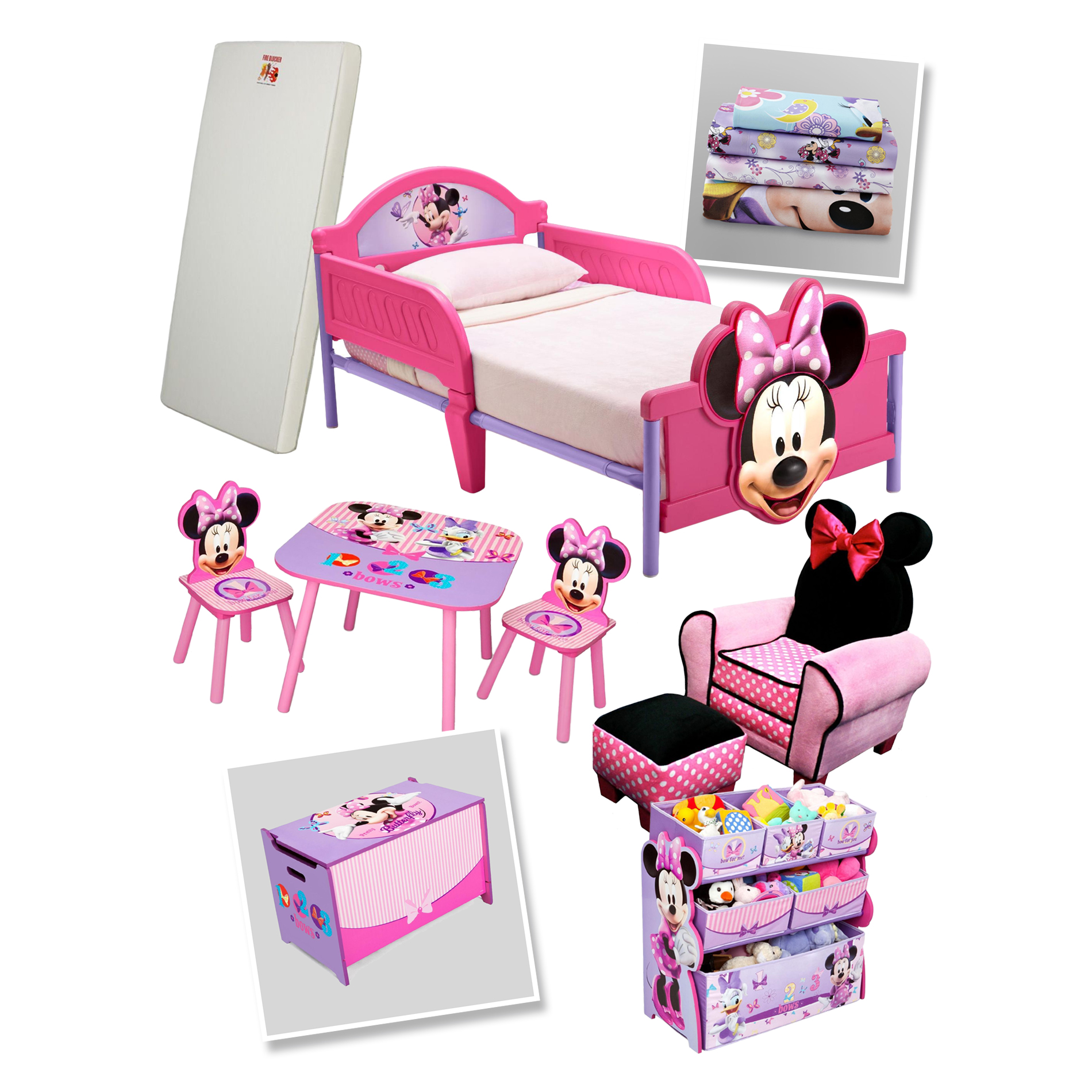 Delta Childrens Minnie Mouse 3D Toddler Bed