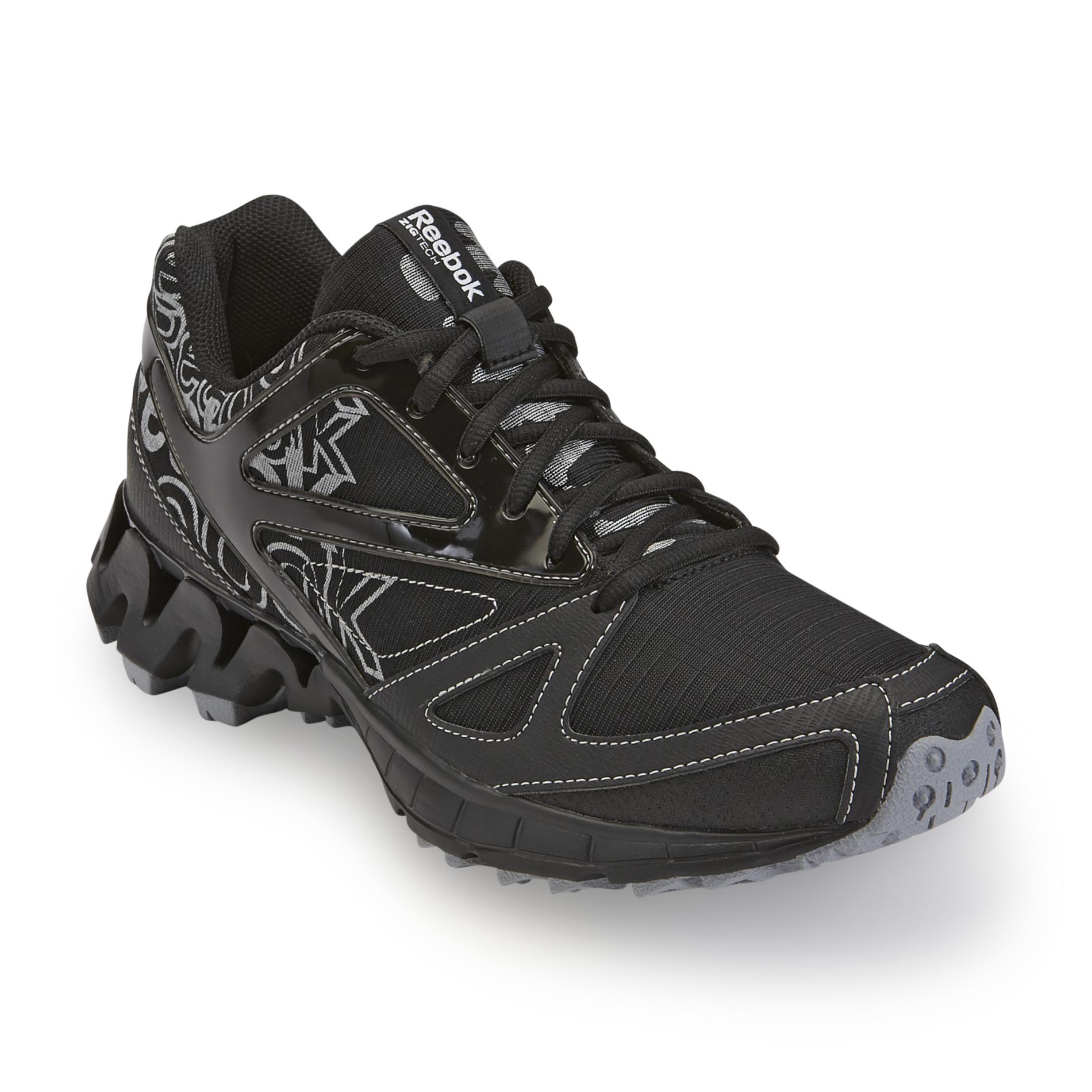 Reebok Men's Zigkick Trail 1.0 Black/Silver Running Shoes - Shoes - Men's Shoes - Men's Sneakers