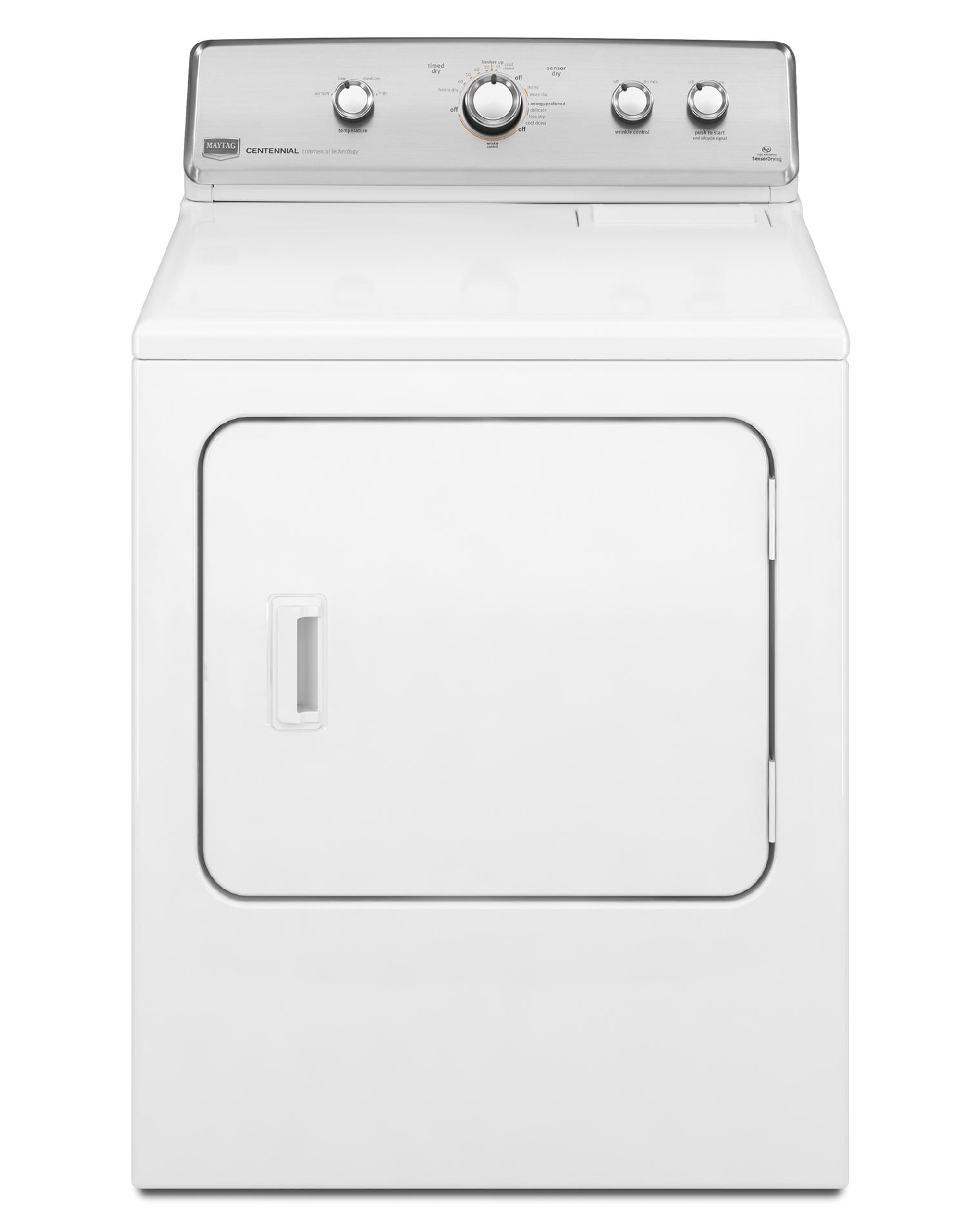 Maytag 7.0 cu. ft. Centennial Electric Dryer w/ Wrinkle Control - White 7.0 cu. ft. and greater