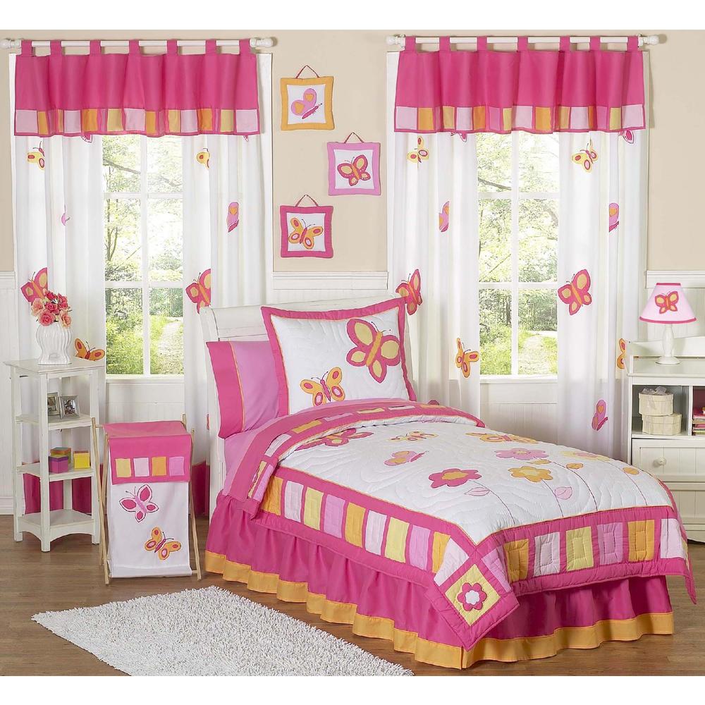 Sweet Jojo Designs Butterfly Collection 3pc Full/Queen Bedding Set