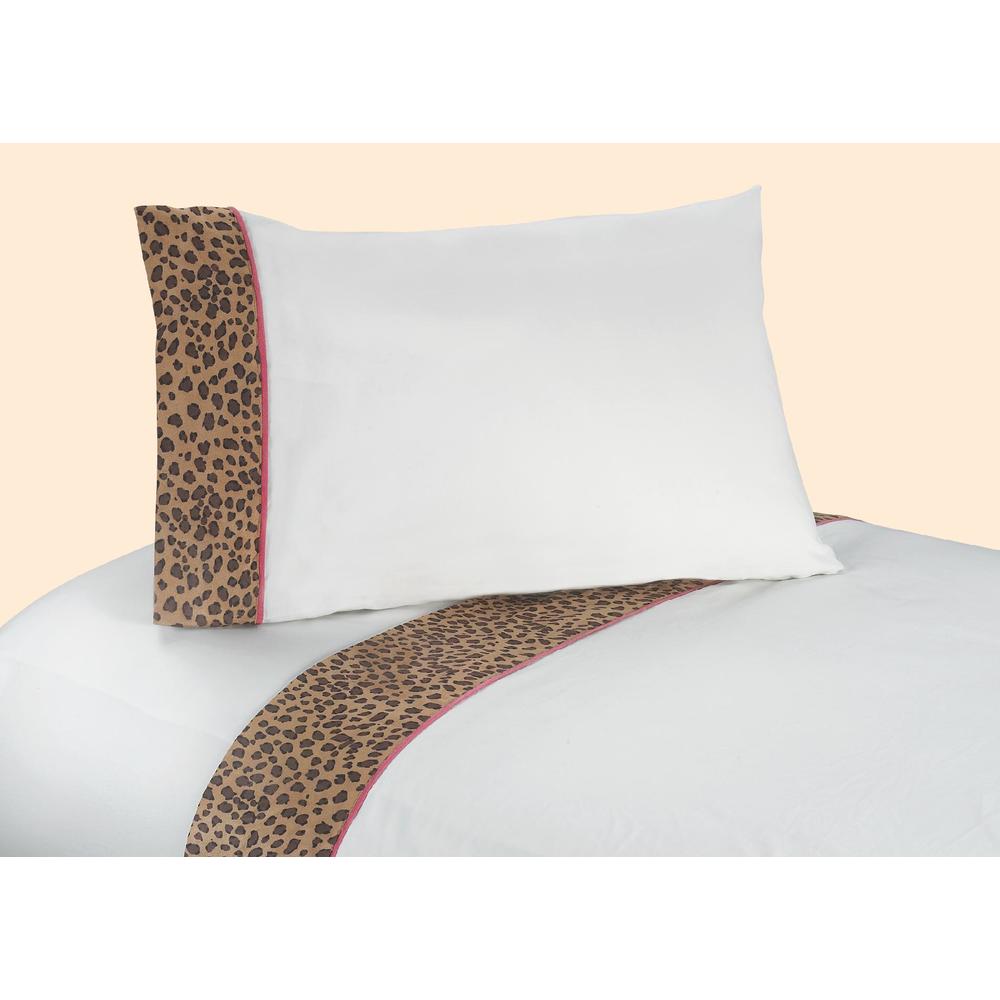 Sweet Jojo Designs Cheetah Pink Collection Sheet Set